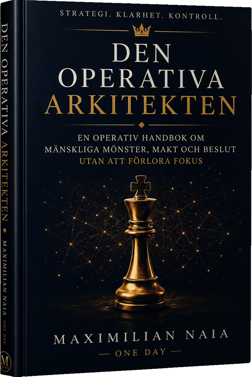 Bokomslag — Den Operativa Arkitekten av Maximilian Naia